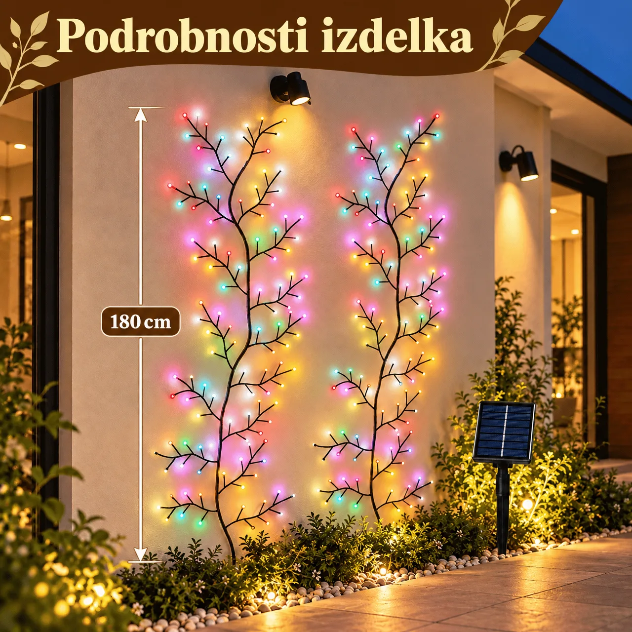 Solárna LED svetelná vetvička VineLight - Image 3