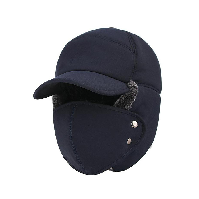 WarmCap, čiapka so šiltom, ktorý okrem očí chráni uši, bradu a väčšinu hlavy pred chladom - Image 1