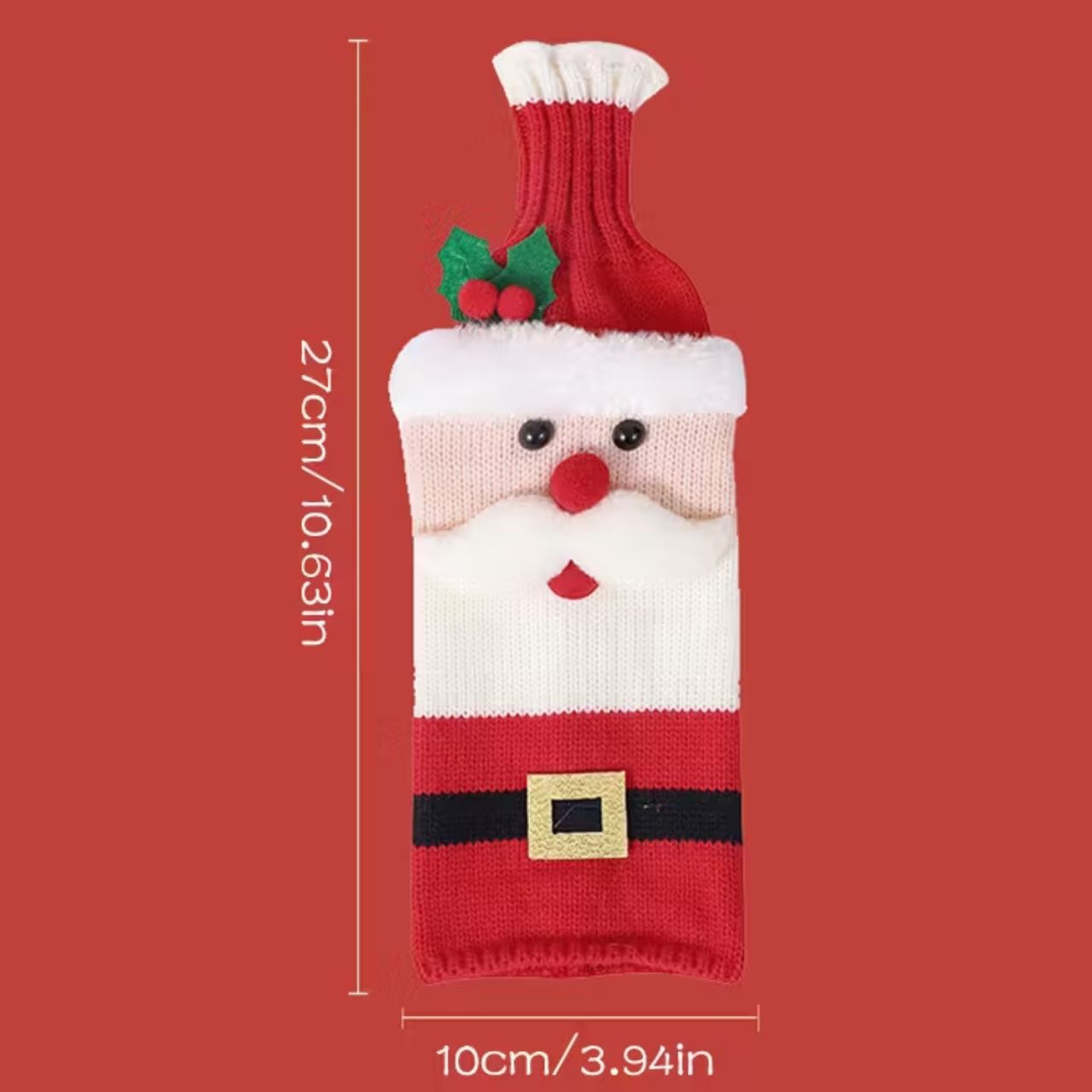 WineSanta, obal na fľašu Santa Clausa - Image 1