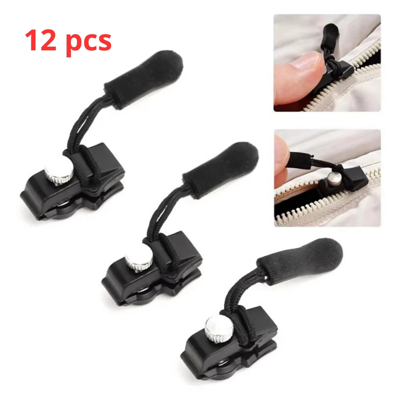ZipFix, viacúčelová súprava na opravu zipsov (12 kusov) - Image 1