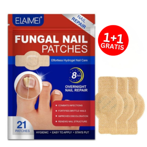 FungalPatches, obnovujúce náplasti na starostlivosť o poškodené nechty (21 ks) (1+1 ZADARMO)